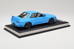 Nissan Skyline GT-R R32 Customized Version Blauw MotorHelix 1:18 MH029CB Hars — afbeelding 3 van 7
