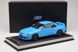 Nissan Skyline GT-R R32 Customized Version Blauw MotorHelix 1:18 MH029CB Hars — afbeelding 7 van 7