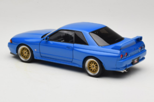 Nissan Skyline GT-R R32 V-Spec II Tuned Blauw AUTOart 1:18 77415 Metaal — afbeelding 7 van 8