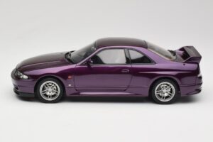 Nissan Skyline GT-R R33 V-Spec Midnight Purple Otto 1:18 OT1138 Hars — afbeelding 3 van 6