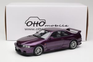 Nissan Skyline GT-R R33 V-Spec Midnight Purple Otto 1:18 OT1138 Hars — afbeelding 6 van 6
