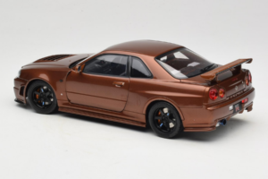 Nissan Skyline GT-R R34 Customized Metallic Bronze MotorHelix 1:18 M83414 Metaal — afbeelding 7 van 8