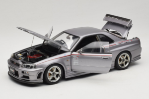 Nissan Skyline GT-R R34 Nismo S-Tune Zilver AUTOart 1:18 77358 Metaal — afbeelding 2 van 8