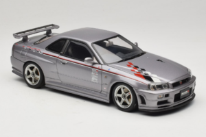 Nissan Skyline GT-R R34 Nismo S-Tune Zilver AUTOart 1:18 77358 Metaal — afbeelding 6 van 8