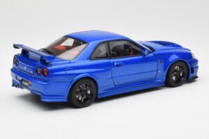 Nissan Skyline GT-R R34 NISMO Z-Tune Bayside Blauw AUTOart 1:18 77354 Composiet — afbeelding 3 van 8