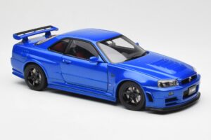 Nissan Skyline GT-R R34 NISMO Z-Tune Bayside Blauw AUTOart 1:18 77354 Composiet — afbeelding 6 van 8