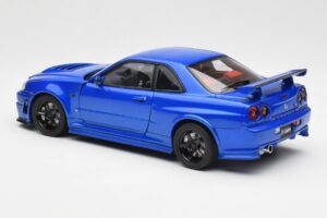 Nissan Skyline GT-R R34 NISMO Z-Tune Bayside Blauw AUTOart 1:18 77354 Composiet — afbeelding 7 van 8