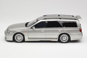 Nissan Stagea Autech WC34 260RS Sonic Silver Otto 1:18 OT471 Hars — afbeelding 3 van 6