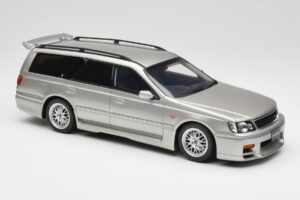 Nissan Stagea Autech WC34 260RS Sonic Silver Otto 1:18 OT471 Hars — afbeelding 4 van 6