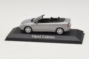 Opel Astra G Cabriolet Grey Metallic Minichamps 1:43 ASTRA001 Metaal