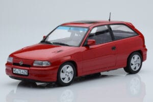 Opel Astra F GSi Rood Norev 1:18 183672 Metaal