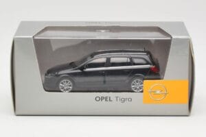 Opel Astra H Stationwagen Donkergrijs Minichamps 1:43 ASTRA002 Metaal — afbeelding 4 van 4