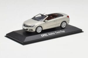 Opel Astra H Twin Top Zilver Minichamps 1:43 403045633 Metaal — afbeelding 2 van 4