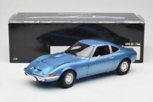 Opel GT Blauw Minichamps 1:18 180049020 Metaal — afbeelding 8 van 8