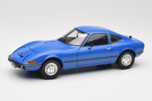 Opel GT/J Blauw Minichamps 1:18 180049023 Metaal