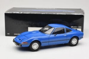 Opel GT/J Blauw Minichamps 1:18 180049023 Metaal — afbeelding 8 van 8