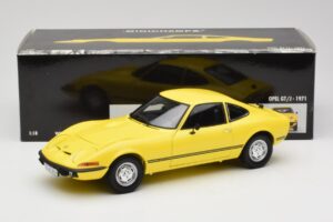 Opel GT/J Geel Minichamps 1:18 180049021 Metaal — afbeelding 8 van 8