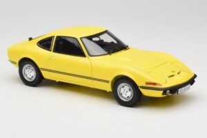 Opel GT/J Geel Minichamps 1:18 180049021 Metaal — afbeelding 6 van 8