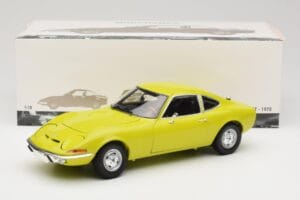 Opel GT Geel Minichamps 1:18 180049032 Metaal — afbeelding 8 van 8