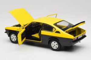 Opel Kadett C GT/E Geel & Zwart Minichamps 1:18 180045521 Metaal — afbeelding 5 van 8