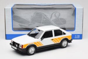 Opel Kadett D SR Wit met Geel Decor MCG 1:18 MCG18534 Metaal — afbeelding 6 van 6