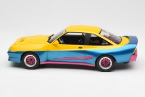Opel Manta Geel Blauw BoS Models 1:18 BOS279 Metaal — afbeelding 3 van 6