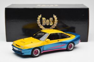 Opel Manta Geel Blauw BoS Models 1:18 BOS279 Metaal — afbeelding 6 van 6