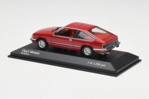 Opel Monza A Rood Minichamps 1:43 400045121 Metaal — afbeelding 3 van 4