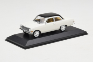 Opel Rekord A Wit Zwart Dak Minichamps 1:43 430041002 Metaal — afbeelding 2 van 4