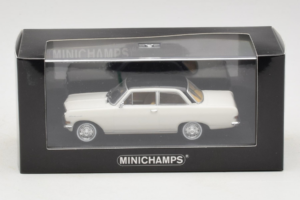 Opel Rekord A Wit Zwart Dak Minichamps 1:43 430041002 Metaal — afbeelding 4 van 4