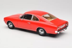 Opel Rekord C Coupe Rood Minichamps 1:18 107047020 Hars — afbeelding 5 van 6