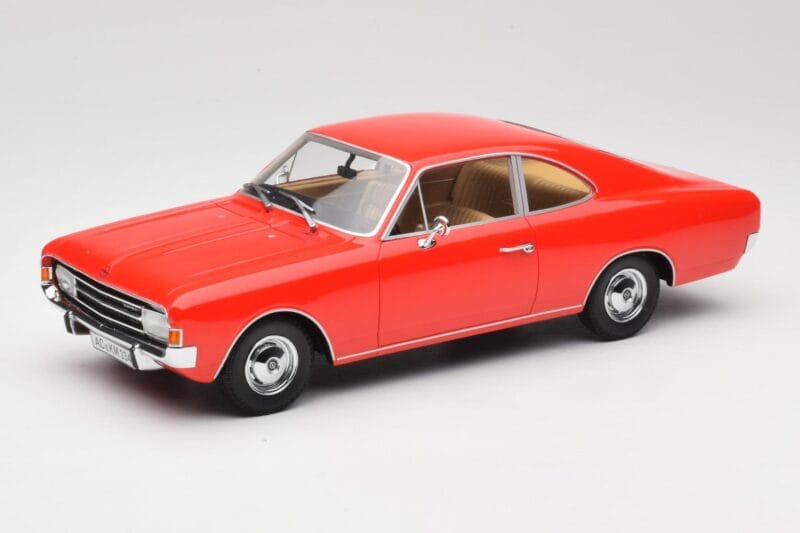 Opel Rekord C Coupe Rood Minichamps 1:18 107047020 Hars