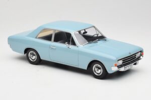Opel Rekord C Lichtblauw Minichamps 1:18 107047002 Metaal — afbeelding 4 van 6