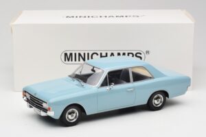 Opel Rekord C Lichtblauw Minichamps 1:18 107047002 Metaal — afbeelding 6 van 6