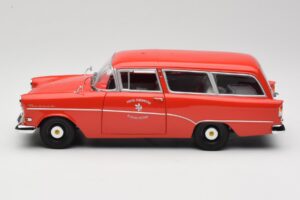 Opel Rekord P1 Caravan Feuerwehr Neuenkirchen Minichamps 1:18 180043291 Metaal — afbeelding 4 van 8