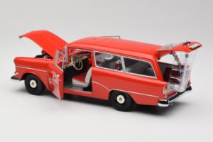 Opel Rekord P1 Caravan Feuerwehr Neuenkirchen Minichamps 1:18 180043291 Metaal — afbeelding 5 van 8