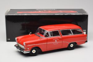 Opel Rekord P1 Caravan Feuerwehr Neuenkirchen Minichamps 1:18 180043291 Metaal — afbeelding 8 van 8