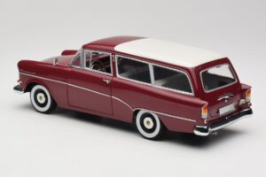 Opel Rekord P1 Caravan Rood Minichamps 1:18 180043211 Metaal — afbeelding 7 van 8