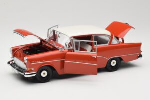 Opel Rekord P1 Rood Minichamps 1:18 180043201 Metaal — afbeelding 2 van 8