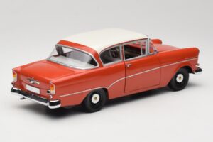 Opel Rekord P1 Rood Minichamps 1:18 180043201 Metaal — afbeelding 3 van 8