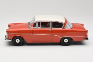 Opel Rekord P1 Rood Minichamps 1:18 180043201 Metaal — afbeelding 4 van 8