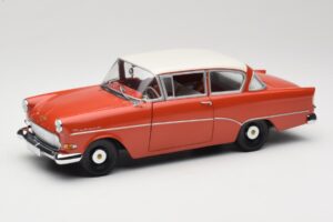 Opel Rekord P1 Rood Minichamps 1:18 180043201 Metaal