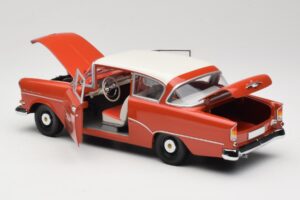 Opel Rekord P1 Rood Minichamps 1:18 180043201 Metaal — afbeelding 5 van 8