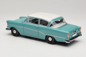Opel Rekord P1 Turquoise Blauw Minichamps 1:18 180043200 Metaal — afbeelding 7 van 8