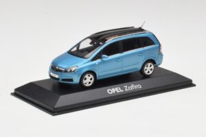 Opel Zafira A Star Blauw Minichamps 1:43 B24910027Z Metaal — afbeelding 2 van 4