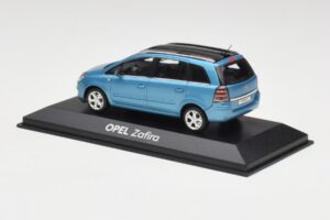 Opel Zafira A Star Blauw Minichamps 1:43 B24910027Z Metaal — afbeelding 3 van 4