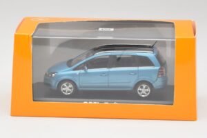 Opel Zafira A Star Blauw Minichamps 1:43 B24910027Z Metaal — afbeelding 4 van 4