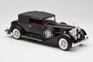 Packard Cabriolet Zwart Anson 1:18 30397 Metaal — afbeelding 6 van 8