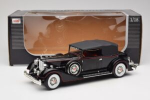 Packard Cabriolet Zwart Anson 1:18 30397 Metaal — afbeelding 8 van 8