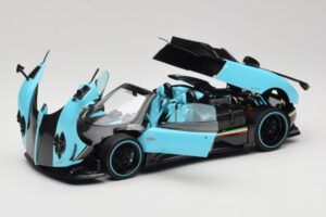 Pagani Zonda Uno Carbon Lichtblauw Almost Real 1:18 850630001 Metaal — afbeelding 2 van 8